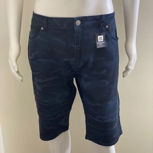 Navy Camo Shorts